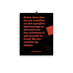 "...Our Existence is spectacular in itself..."
